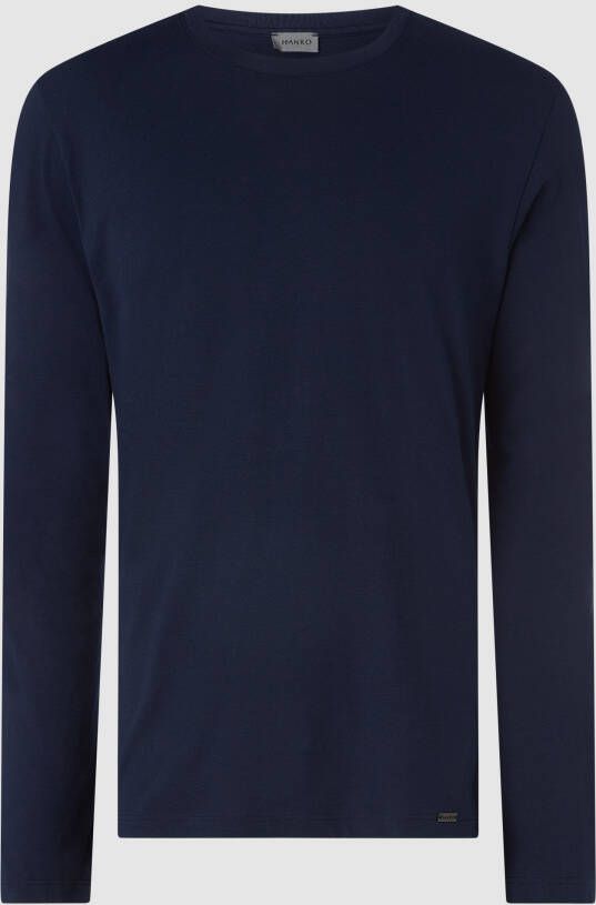 Hanro Shirt met lange mouwen van single-jersey