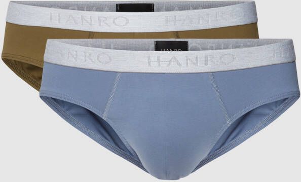 Hanro Slip met band met logo in een set van 2 stuks