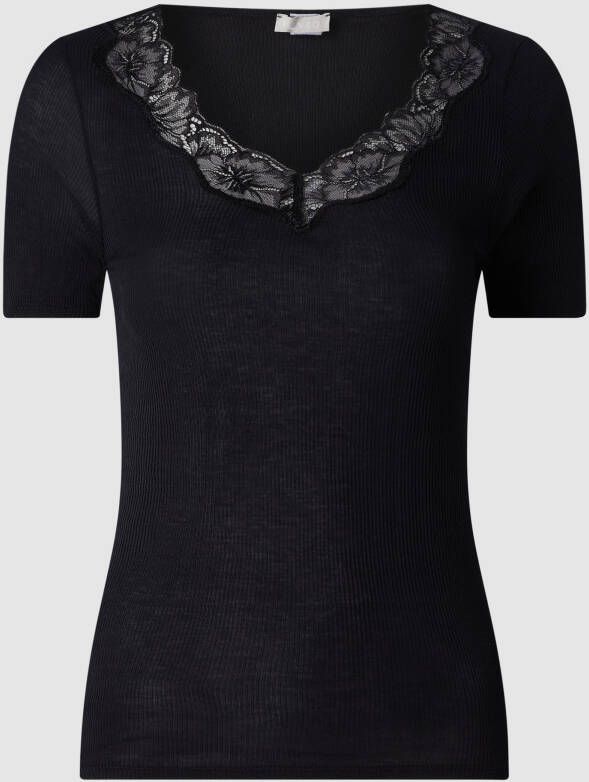 Hanro Top met kant model 'Lace Delight'