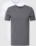 Hanro T-shirt met labeldetail in een set van 2 stuks model 'Cotton Essentials' - Thumbnail 1