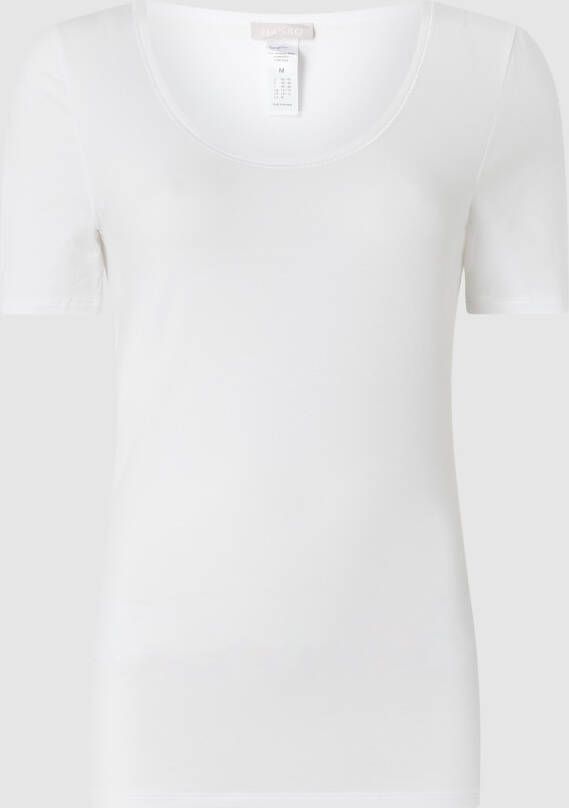 Hanro T-shirt met stretch model 'Cotton Sensation'