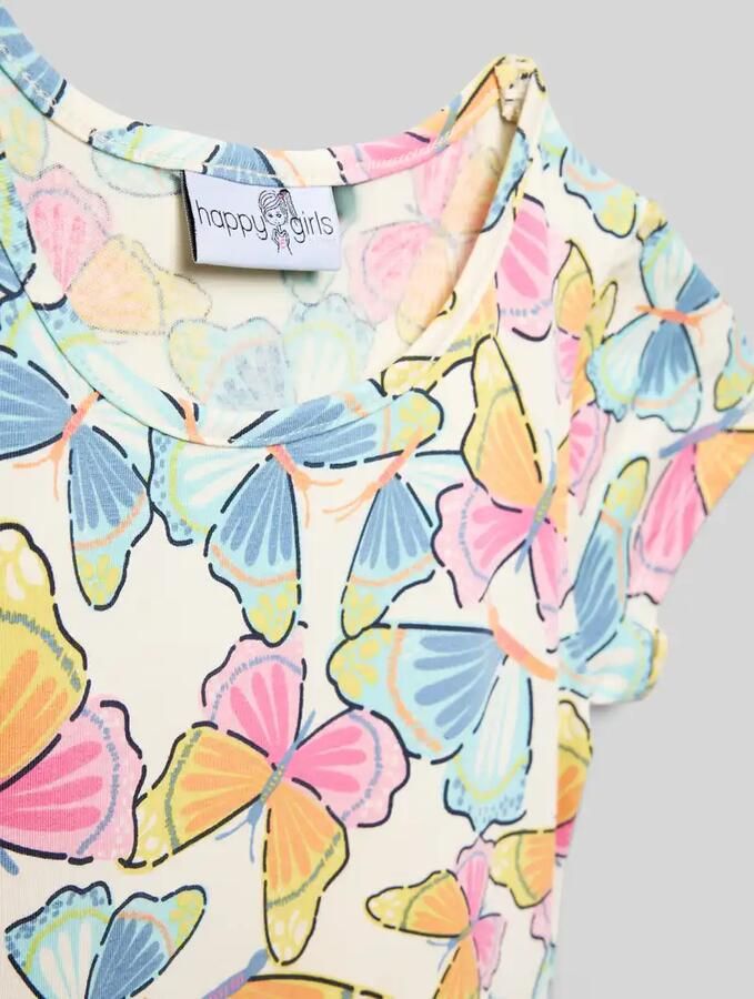 Happy Jurk in laagjeslook met ronde hals
