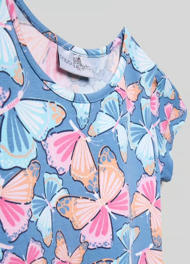 Happy Jurk in laagjeslook met ronde hals