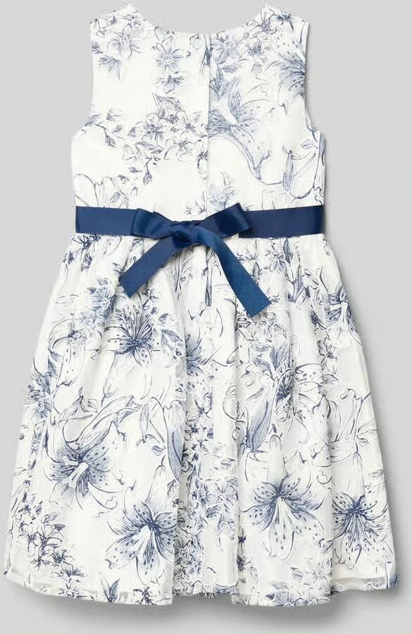 Happy Jurk met all-over bloe motief