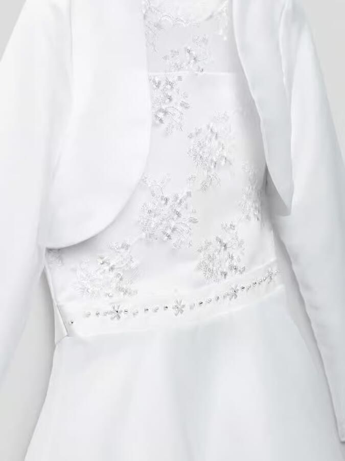 Happy Communiejurk met broderie anglaise