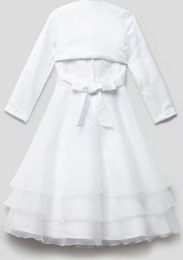 Happy Communiejurk met broderie anglaise - Foto 2