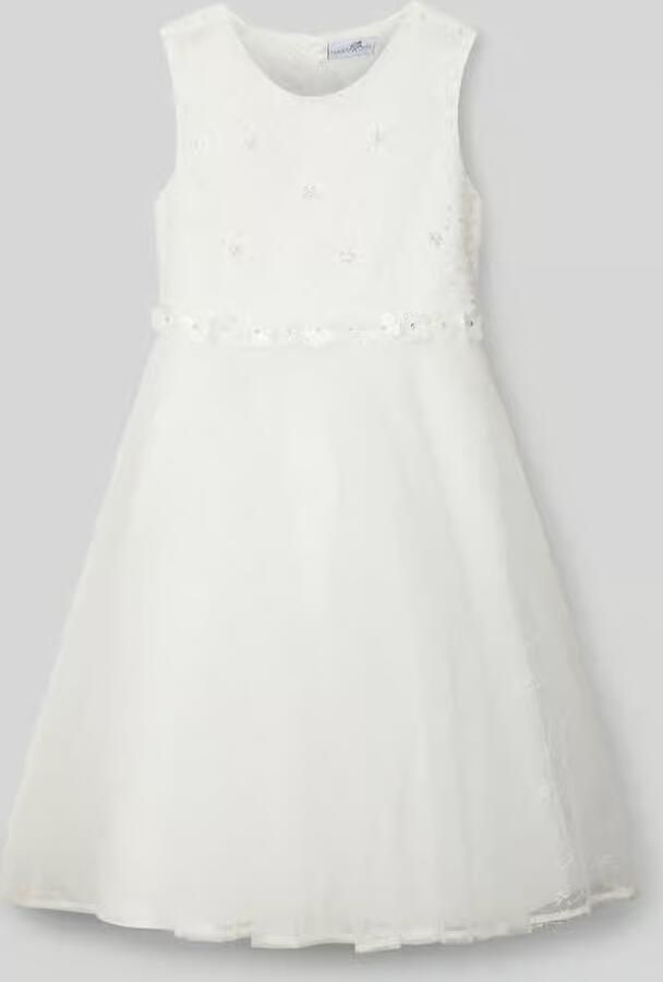 Happy Tulen jurk Tulle dress with flowers - Foto 4
