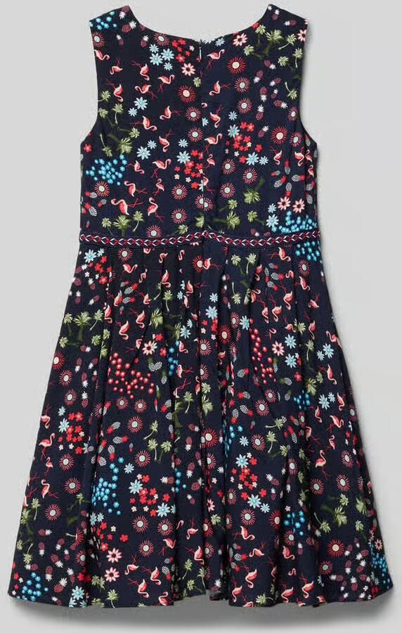 Happy Mini-jurk met bloe motief