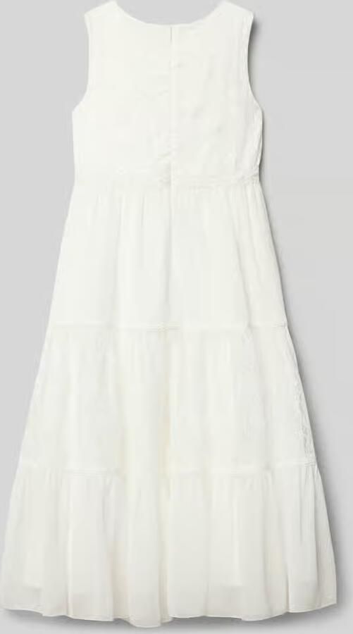 Happy Regular fit maxi-jurk met kant - Foto 2