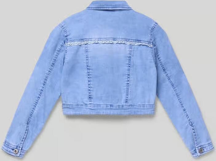 Happy Jeansjack met geweldige bloemborduursels - Foto 4