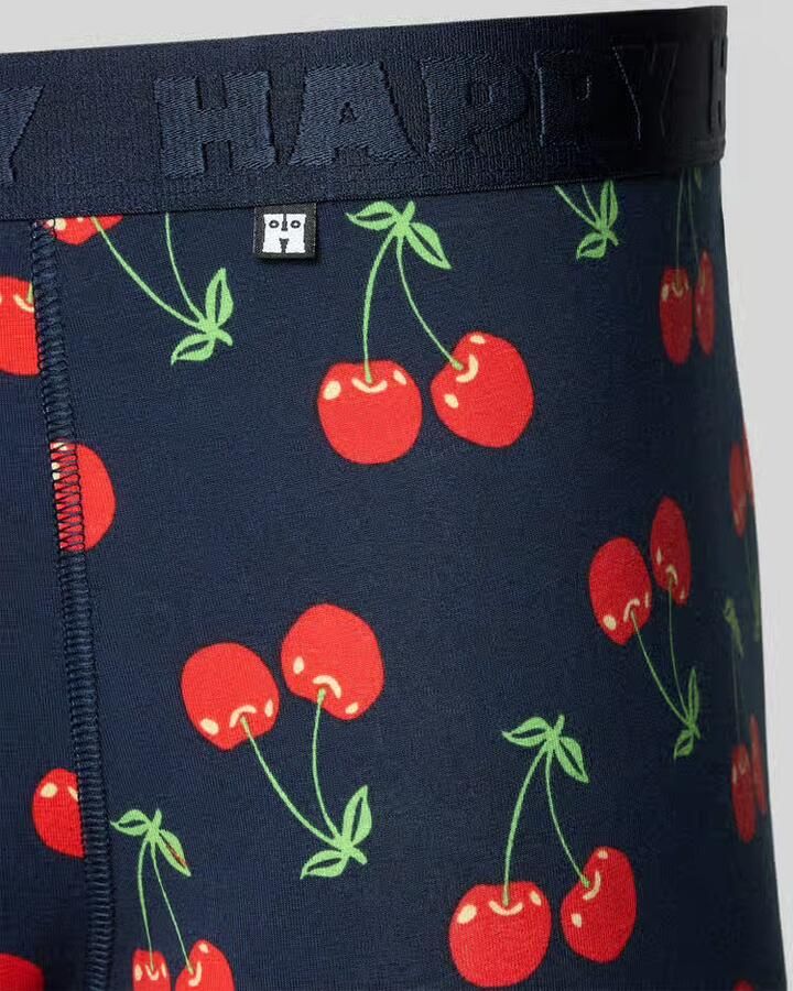 Happy Socks Boxershort met elastische logoband in een set van 3 stuks