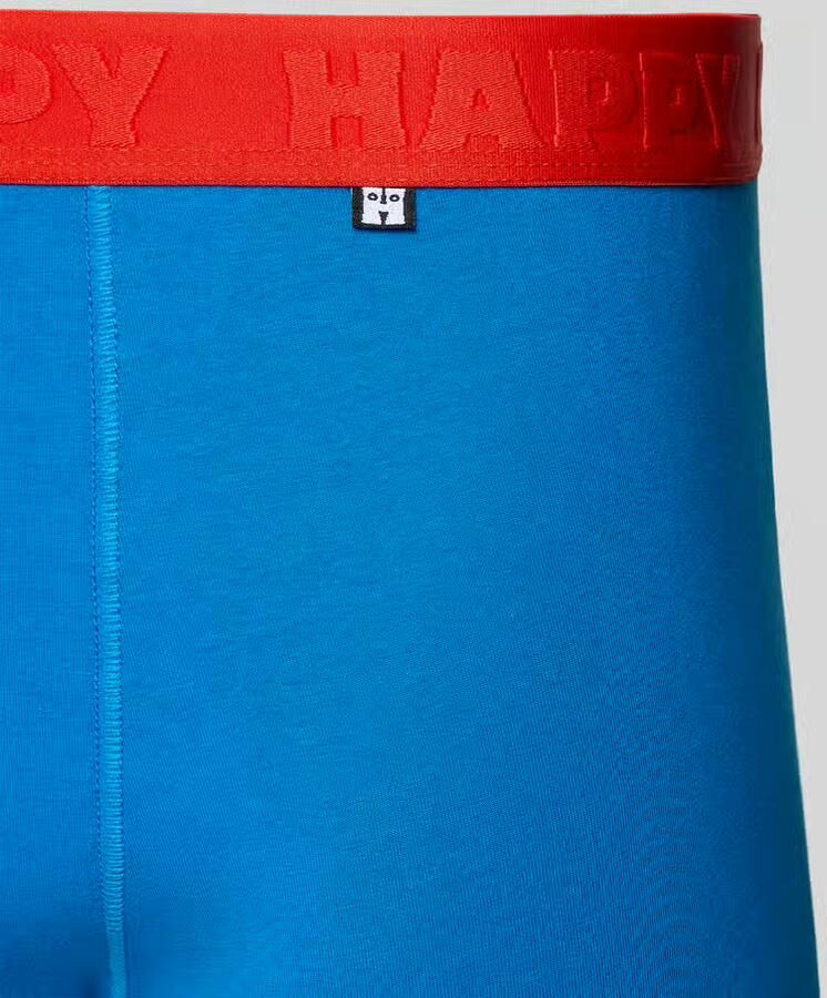 Happy Socks Boxershort met elastische logoband in een set van 3 stuks