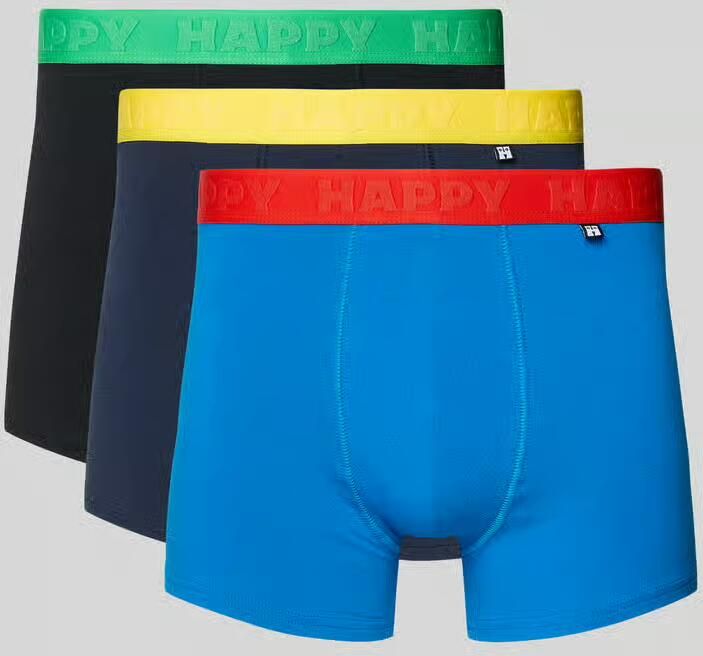 Happy Socks Boxershort met elastische logoband in een set van 3 stuks - Foto 2