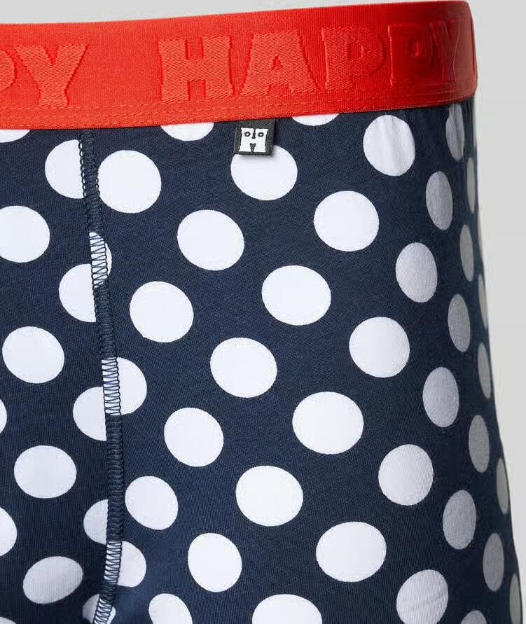 Happy Socks Boxershort met elastische band in een set van 3 stuks