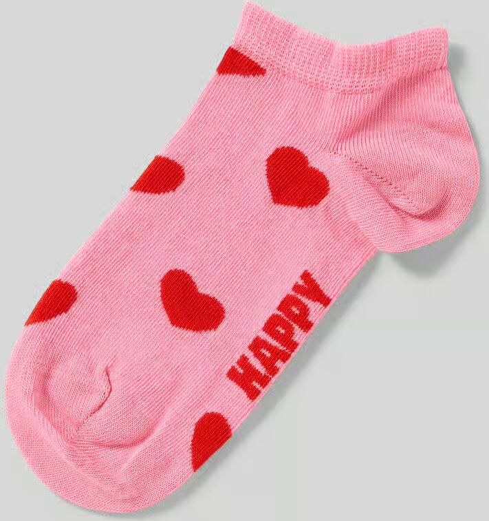Happy Socks Sneakersokken van Katoenmix Model 'HEART'