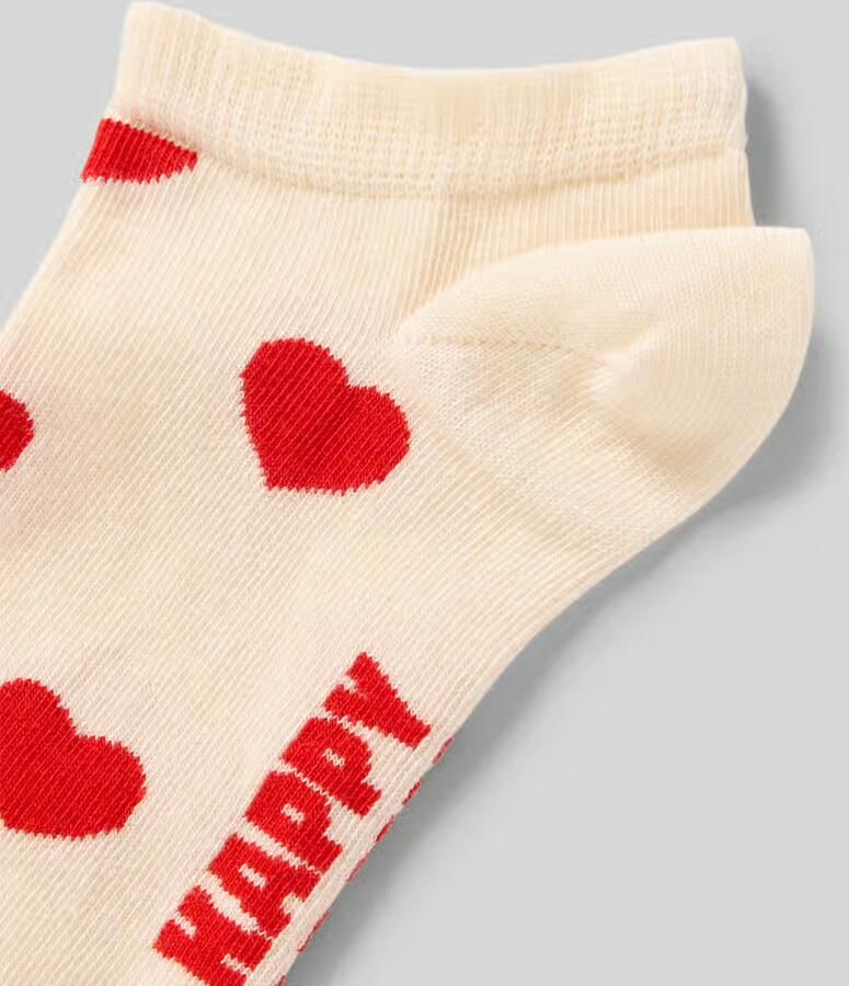 Happy Socks Sneakersokken van Katoenmix Model 'HEART' - Foto 2