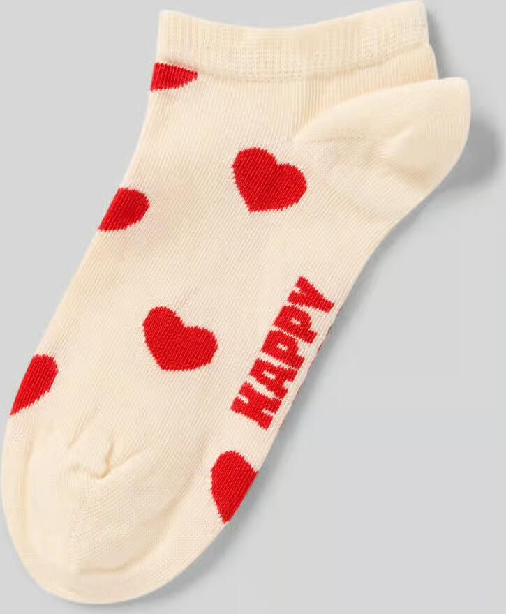 Happy Socks Sneakersokken van Katoenmix Model 'HEART'