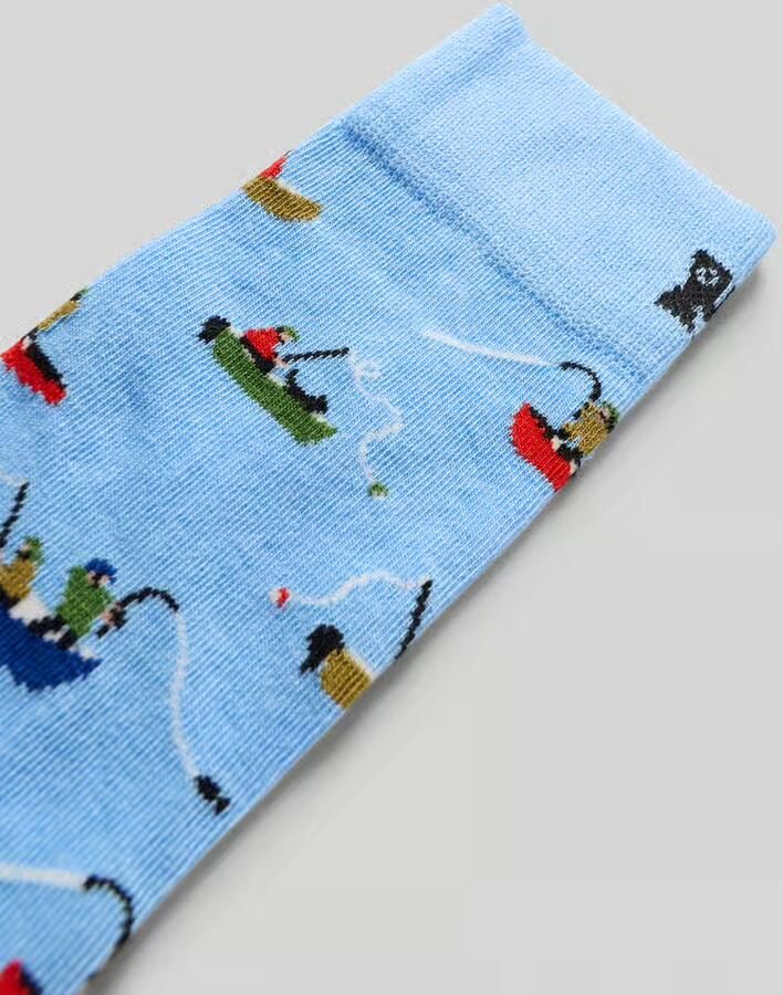 Happy Socks Sokken met all-over motiefprint