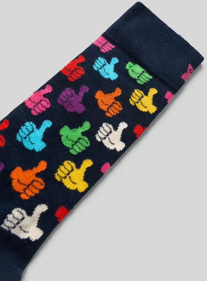 Happy Socks Sokken met all-over motief model 'Thumbs up'