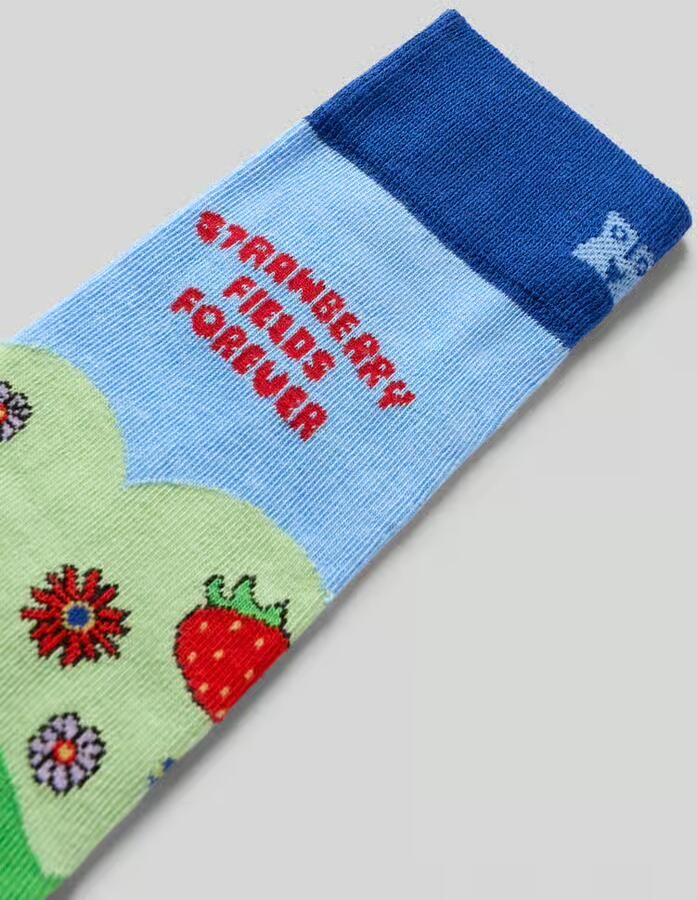 Happy Socks Sokken met all-over motiefprint model 'The Beatles'