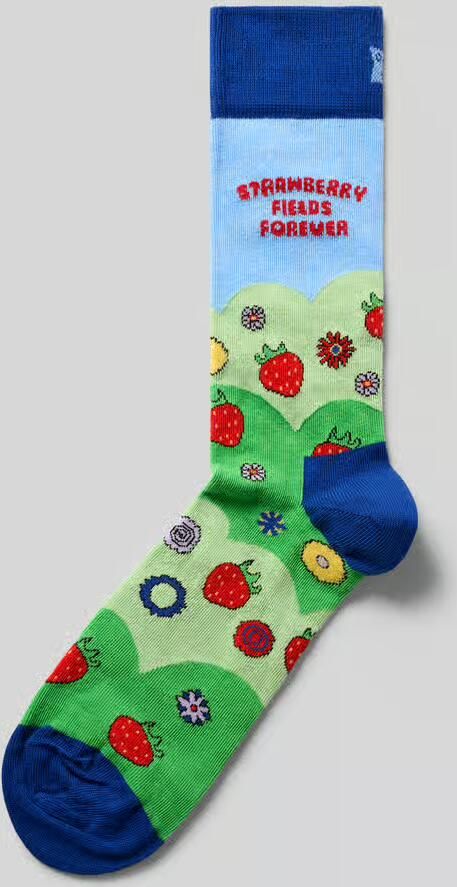Happy Socks Sokken met all-over motiefprint model 'The Beatles' - Foto 2