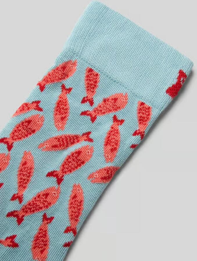 Happy Socks Sokken met labelprint - Foto 2