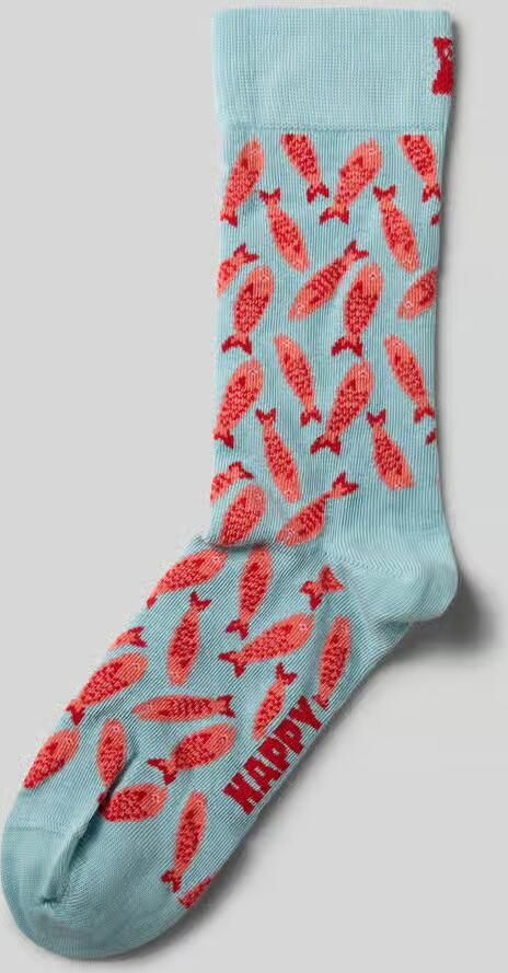 Happy Socks Sokken met labelprint