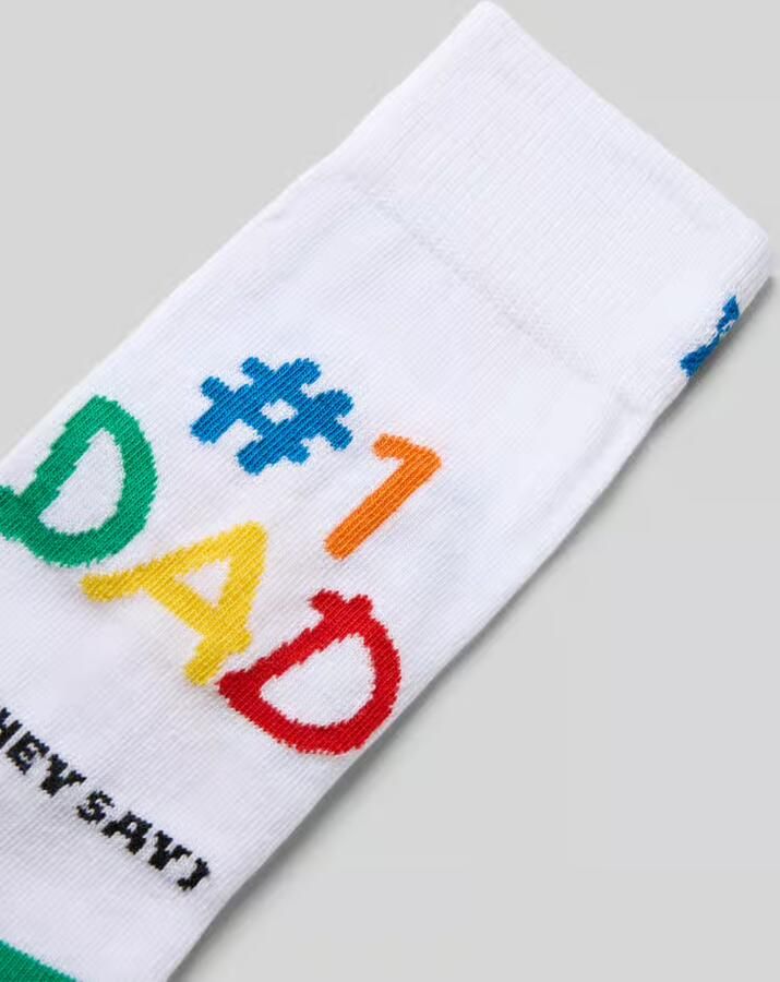 Happy Socks Sokken met labelprint - Foto 2