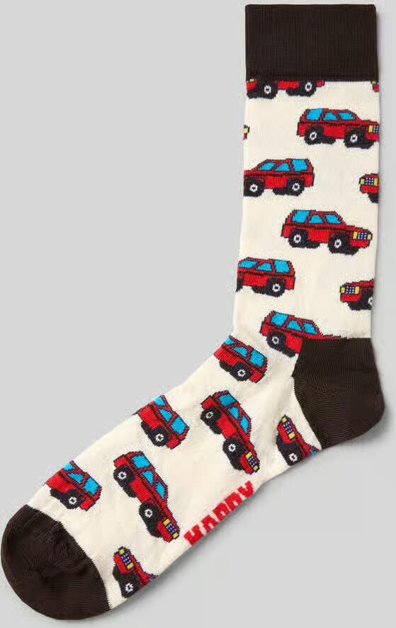 Happy Socks Sokken met labelprint