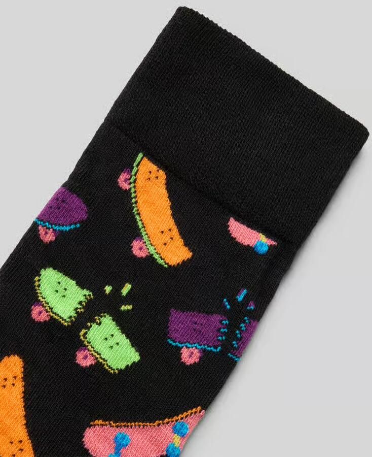 Happy Socks Sokken met labelprint - Foto 2