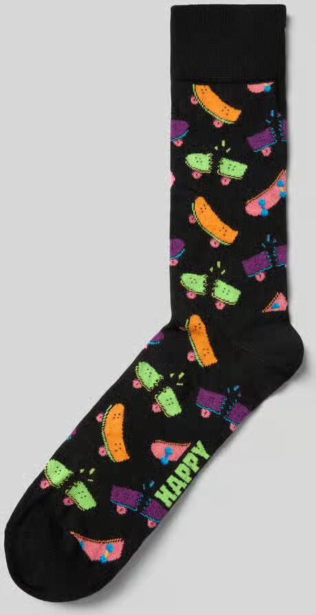 Happy Socks Sokken met labelprint