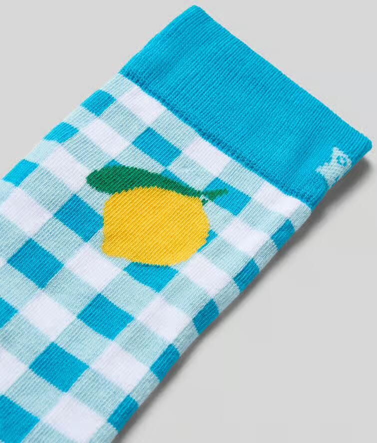 Happy Socks Sokken met labelprint - Foto 2