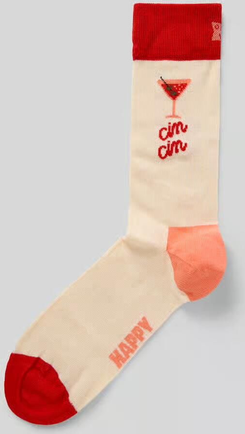 Happy Socks Sokken met motiefprint model 'Cin'