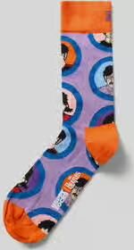 Happy Socks Sokken met motiefprint model 'The Beatles'