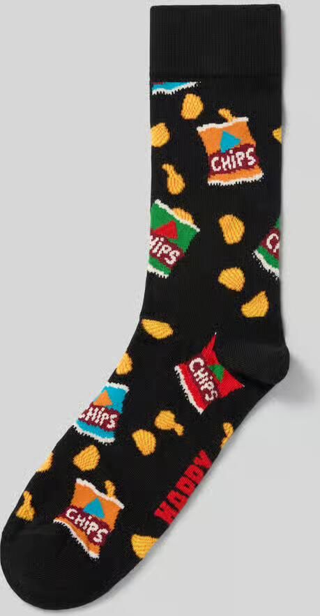 Happy Socks Sokken van katoenmix model 'CHIPS BAG' - Foto 5