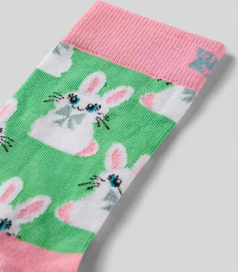 Happy Socks Sokken van Katoenmix Model 'EASTER BUNNY' - Foto 2