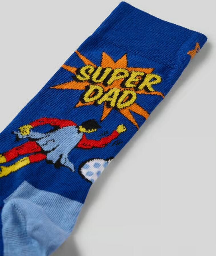 Happy Socks Sokken met motiefstitching model 'FLYING SUPER DAD' - Foto 2