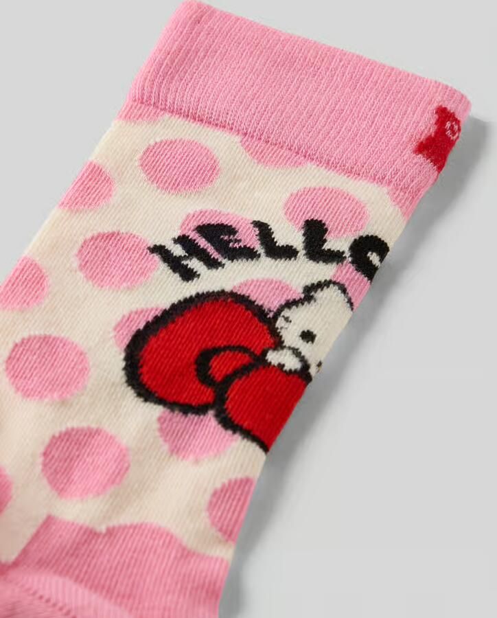 Happy Socks Sokken van Katoenmix Model 'HELLO KITTY' - Foto 2