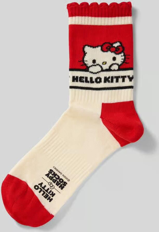 Happy Socks Sokken van Katoenmix Model 'HELLO KITTY KAWAII'