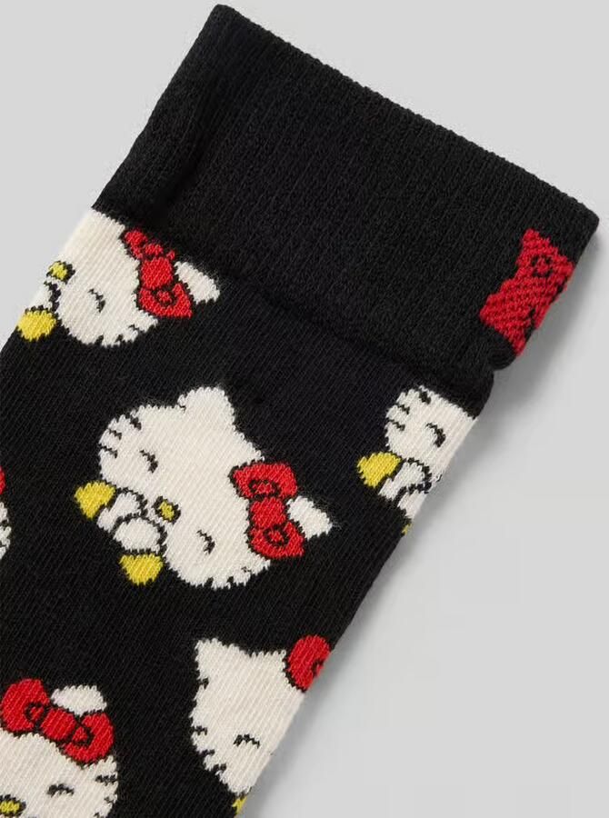 Happy Socks Sokken van Katoenmix Model 'HELLO KITTY LAUGHING' - Foto 2