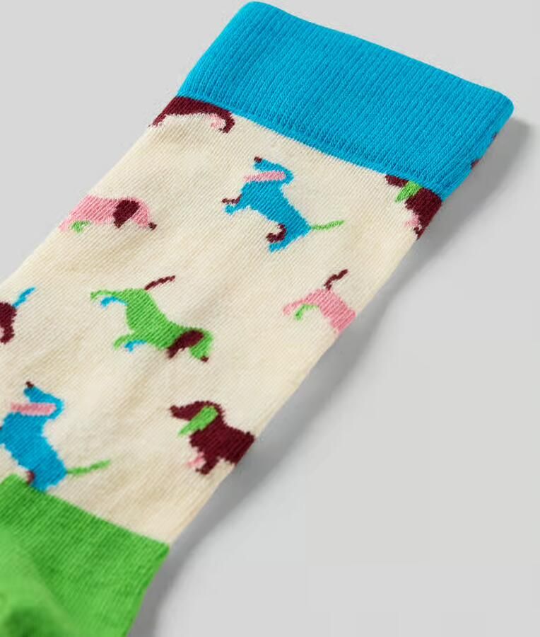 Happy Socks Sokken van katoenmix Model 'PUPPY LOVE' - Foto 2