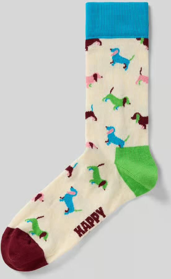 Happy Socks Sokken van katoenmix Model 'PUPPY LOVE'