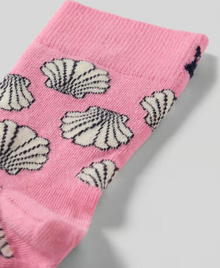 Happy Socks Sokken van katoenmix model 'SEA SHELL' - Foto 2