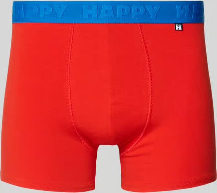 Happy Socks Boxershort met elastische logoband in een set van 3 stuks