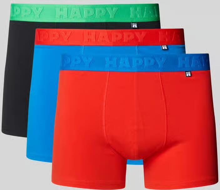 Happy Socks Boxershort met elastische logoband in een set van 3 stuks - Foto 3