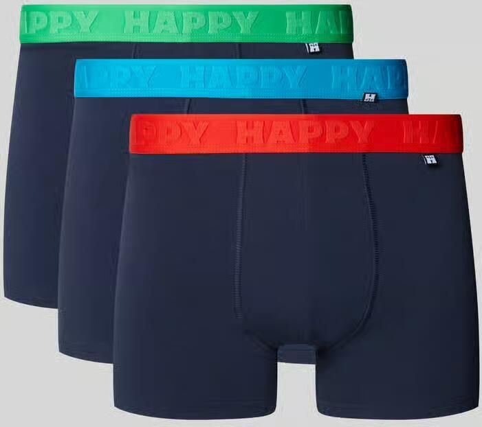 Happy Socks Boxershort met elastische band in een set van 3 stuks - Foto 2