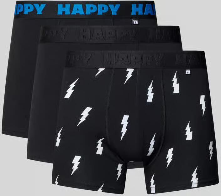 Happy Socks Boxershort met elastische band in een set van 3 stuks - Foto 2