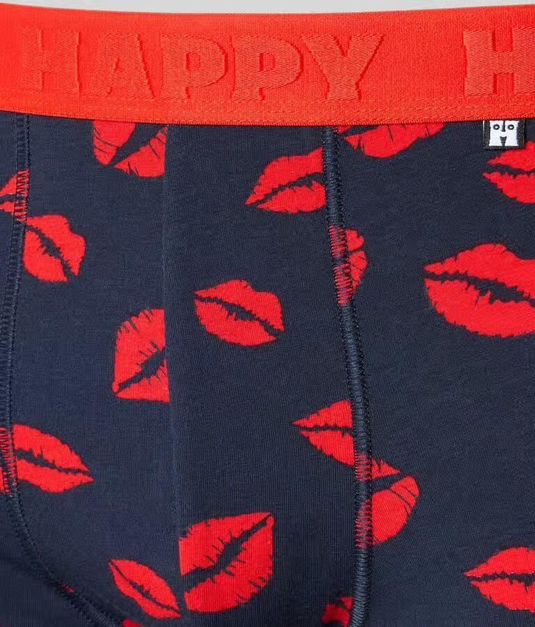 Happy Socks Boxershort met elastische logoband in een set van 3 stuks