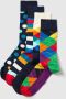Happy Socks Sokken met all-over motief in een set van 4 paar - Thumbnail 1