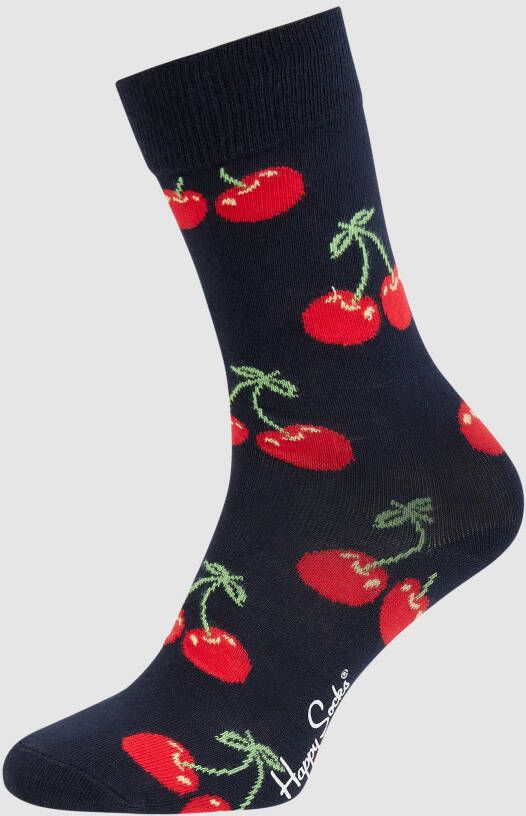 Happy Socks Sokken met all-over motief model 'CHERRY'